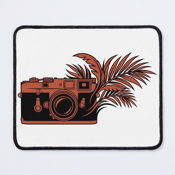Item preview, Minimalist Vintage Camera and Palm - Urban Line Art designed and sold by MissoStudio.