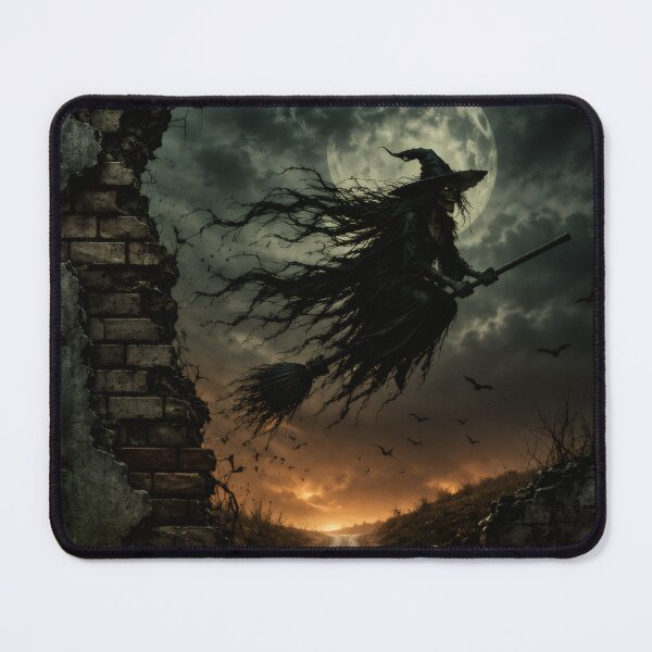 Item preview, Happy Helloween Flying Witch designed and sold by kdhill.