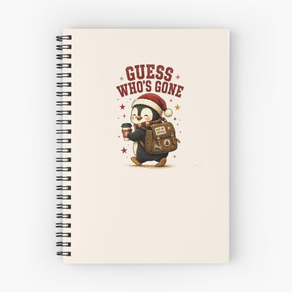 Item preview, Guess Who's Gone On Break Funny Penguin Christmas Vacation designed and sold by Yellowriversss.
