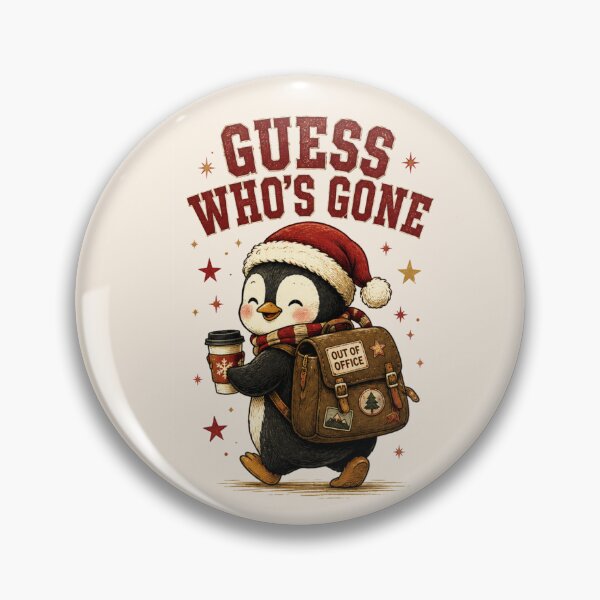 Item preview, Guess Who's Gone On Break Funny Penguin Christmas Vacation designed and sold by Yellowriversss.