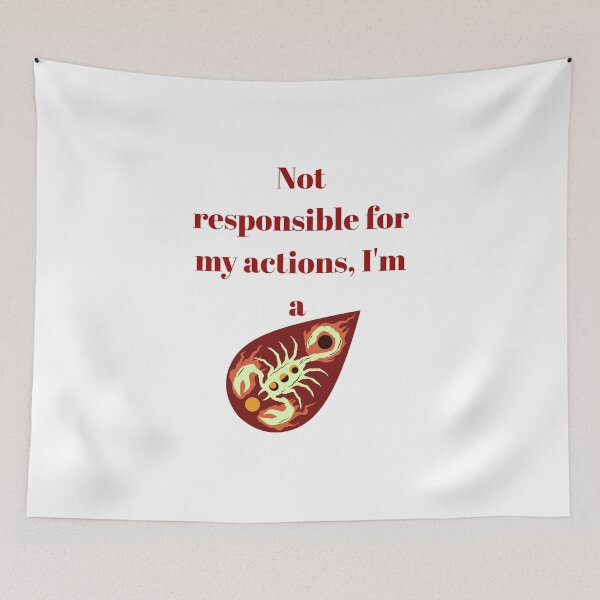 Item preview, Not Responsible I'm A Scorpio Funny Zodiac Astrology Shirt designed and sold by MariaPCMaria.