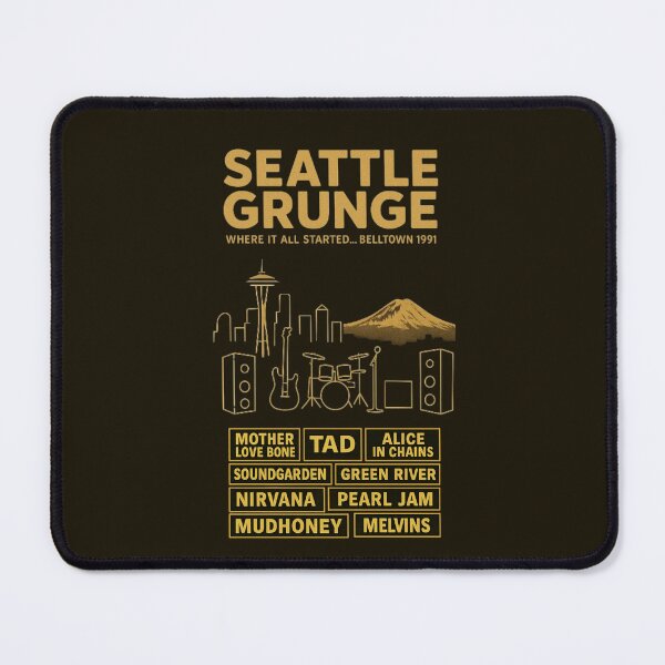 Item preview, Golden Era of Seattle 90s Grunge designed and sold by KinshipThings.