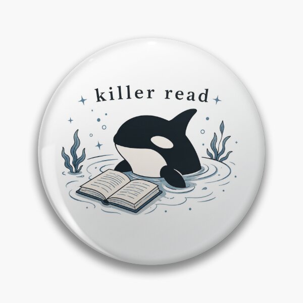 Item preview, Killer Read Orca, Book Lover Ocean, Beach Reader Gift, Coastal Bookish, BookTok designed and sold by Quiajia.