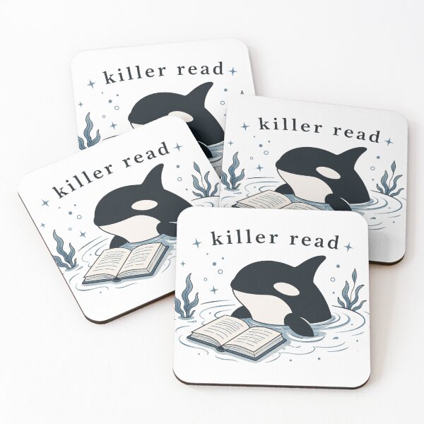 Item preview, Killer Read Orca, Book Lover Ocean, Beach Reader Gift, Coastal Bookish, BookTok designed and sold by Quiajia.