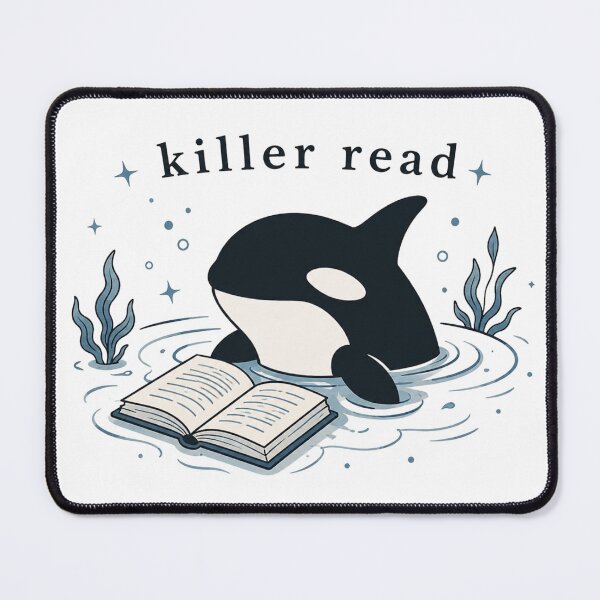 Item preview, Killer Read Orca, Book Lover Ocean, Beach Reader Gift, Coastal Bookish, BookTok designed and sold by Quiajia.