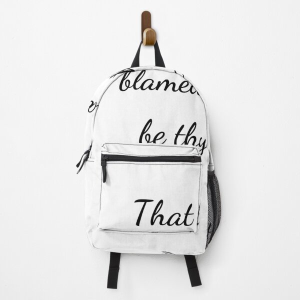 Item preview, “That thou art blamed shall not be thy defect,” - handwriting black designed and sold by ariksworld.