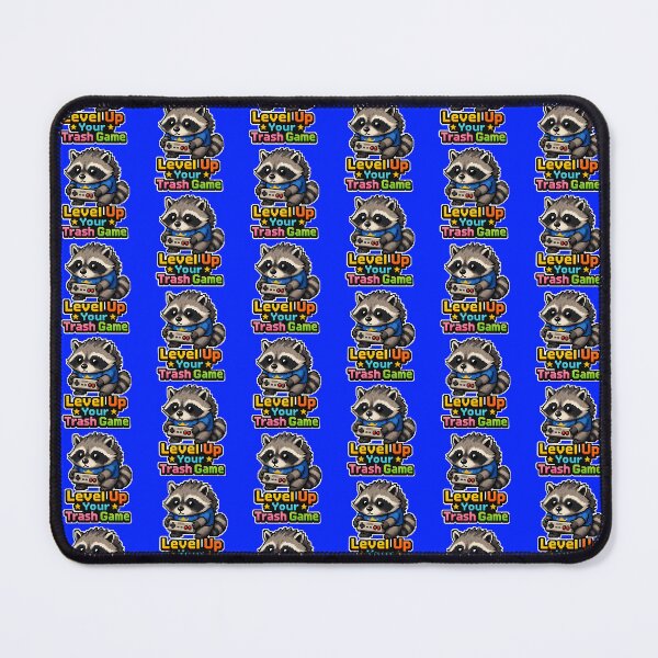 Item preview, Level Up Jimothy Raccoon Your Trash Game, Gamer Meme designed and sold by GraphixKing999.