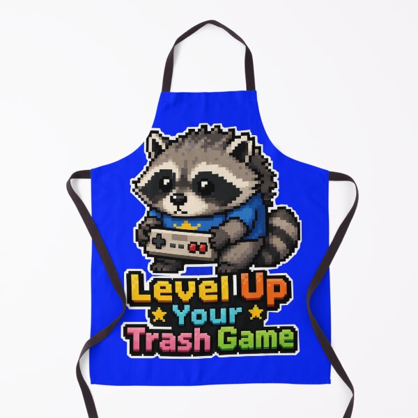 Item preview, Level Up Jimothy Raccoon Your Trash Game, Gamer Meme designed and sold by GraphixKing999.