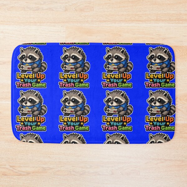 Item preview, Level Up Jimothy Raccoon Your Trash Game, Gamer Meme designed and sold by GraphixKing999.