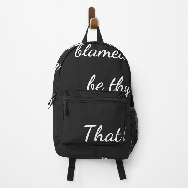 Item preview, “That thou art blamed shall not be thy defect,” - handwriting white designed and sold by ariksworld.