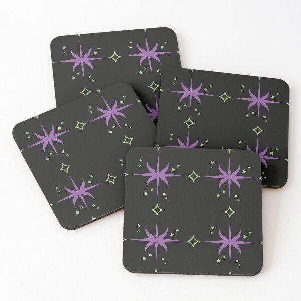 Item preview, Arcane Stars Print 1 - Ghoulish Purple, Green and Black designed and sold by Daniel Bevis Design.