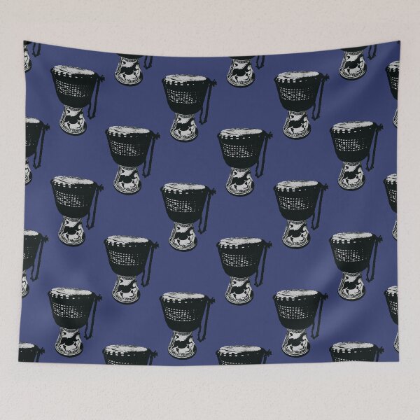 Item preview, Nigerian Rope Drum | Stylish Stencil designed and sold by MammothArt.