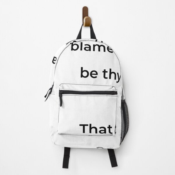 Item preview, “That thou art blamed shall not be thy defect,” - print black designed and sold by ariksworld.