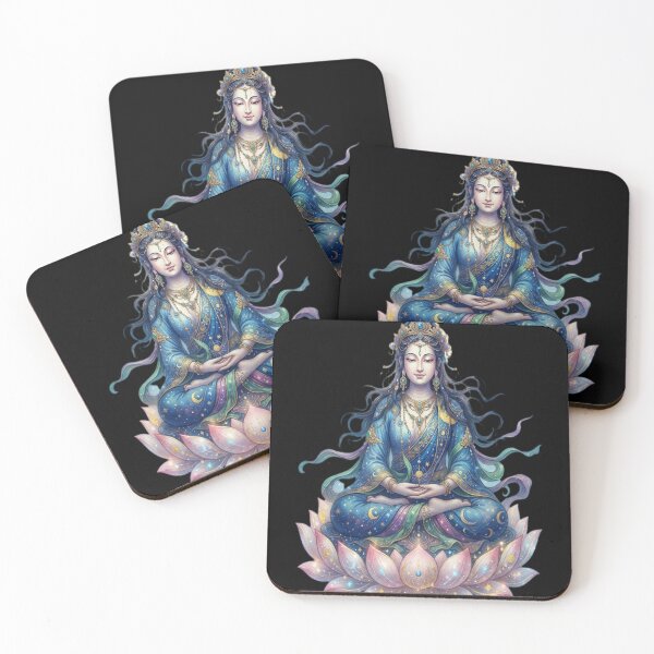 Item preview, Locana, Blue Female Buddha of the East designed and sold by karybaquetu10.