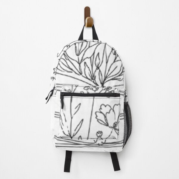 Item preview, Blooming Wildflowers Growing From Stack Of Books designed and sold by Linework Studio.