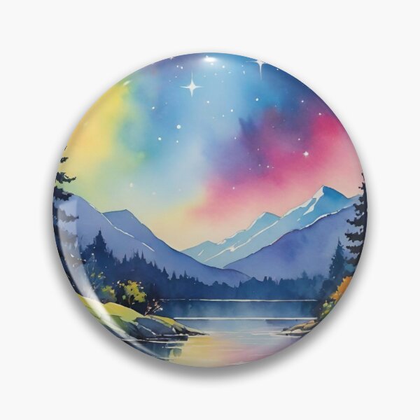 Item preview, A I STARRY NIGHT WATERCCOLOR EFFECT designed and sold by DeniseFFulmer12.
