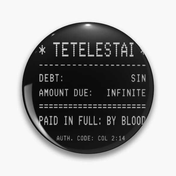 Item preview, Tetelestai Paid In Full Debt Sin Colossians 2 14 Christian Streetwear designed and sold by Skotecky.