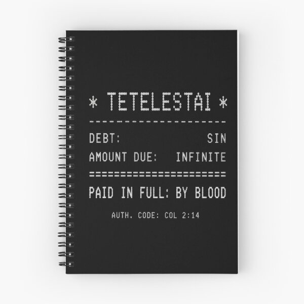 Item preview, Tetelestai Paid In Full Debt Sin Colossians 2 14 Christian Streetwear designed and sold by Skotecky.