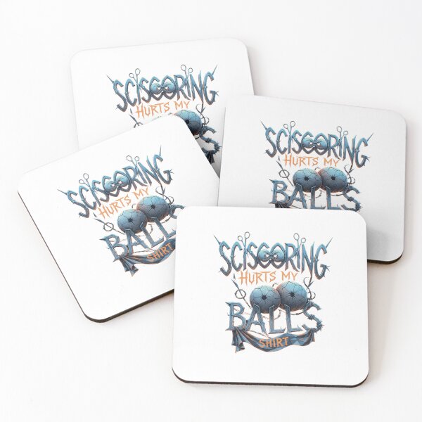 Item preview, Scissoring Hurts My Balls Shirt designed and sold by SkrabinhoArt.
