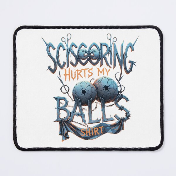 Item preview, Scissoring Hurts My Balls Shirt designed and sold by SkrabinhoArt.