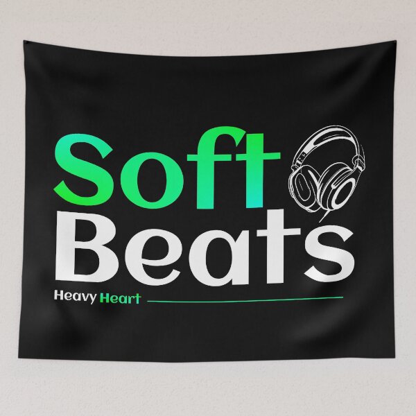 Item preview, Soft Beats. Heavy Heart. designed and sold by TheFineShirt.