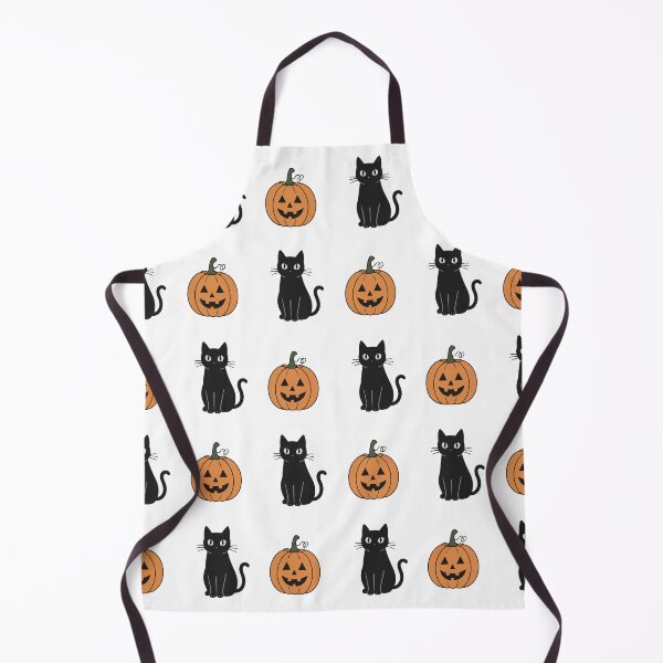 Item preview, Black Cats and Jack O Lanterns Halloween Pattern designed and sold by pixiedustpaint.