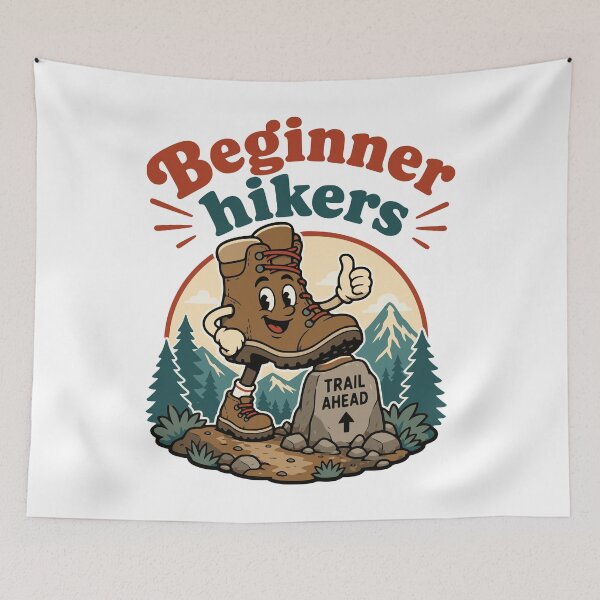 Item preview, Midlife Hiking Friends Retro Trail Club Design designed and sold by JansenGS.