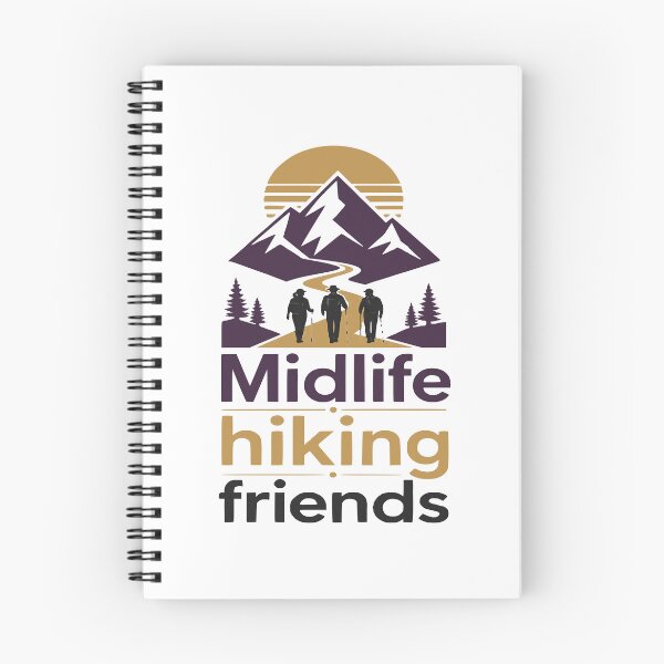 Item preview, Midlife Hiking Friends Retro Trail Club Design designed and sold by JansenGS.