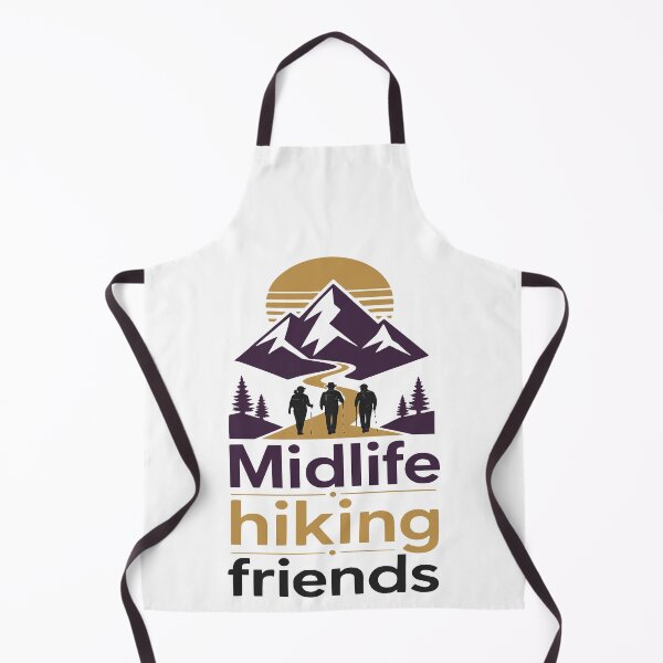 Item preview, Midlife Hiking Friends Retro Trail Club Design designed and sold by JansenGS.