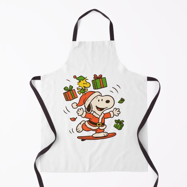 Item preview, Santa Snoopy Christmas Dog Throwing Presents With Elf Bird designed and sold by mattbecs.