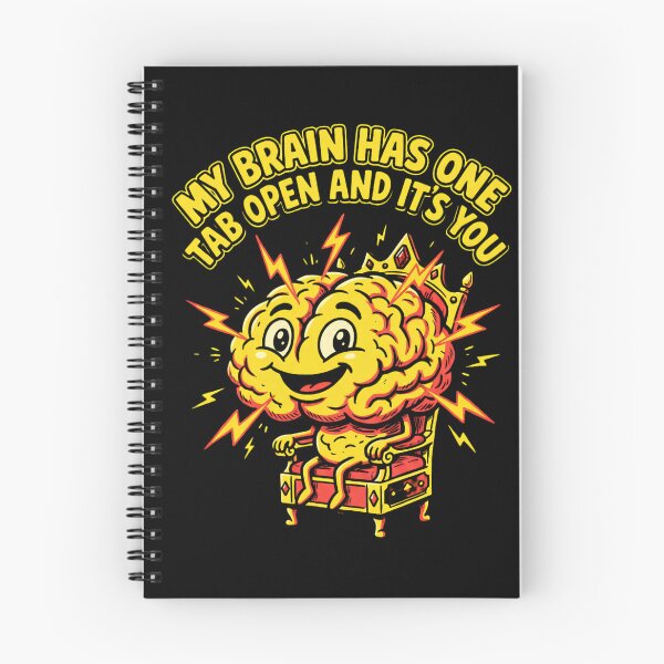 Item preview, My Brain Has One Tab Open And It's You - Overthinker Comic Design designed and sold by KansydMerch.