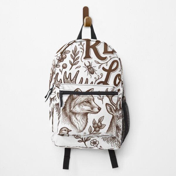 Item preview, Respect the Locals - Vintage Wildlife Animal Engraving designed and sold by Shopeon Designs.