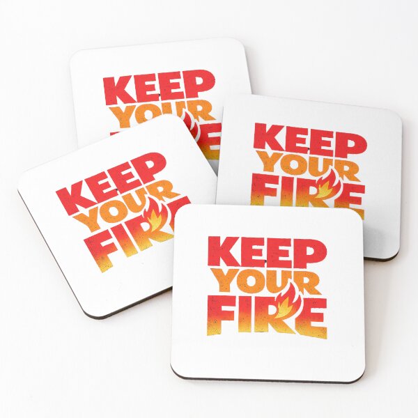 Item preview, Keep Your Fire Motivational Quote – Bold Inspirational Design designed and sold by Lovestickerco.