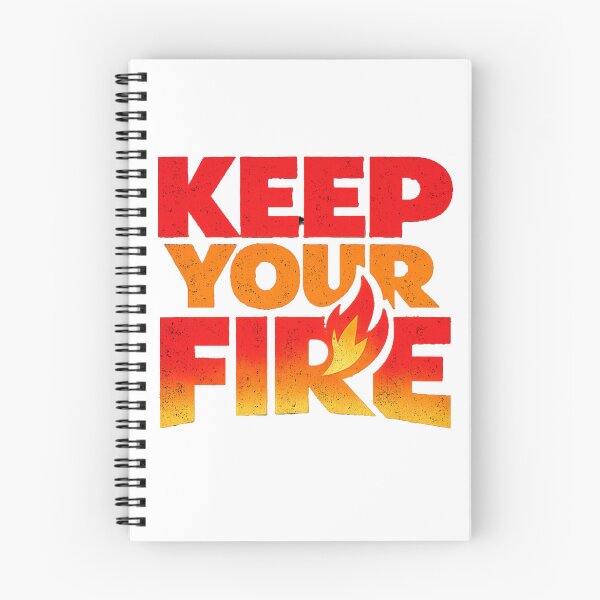 Item preview, Keep Your Fire Motivational Quote – Bold Inspirational Design designed and sold by Lovestickerco.