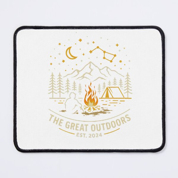 Item preview, The Great Outdoors – Starry Campfire Solitude designed and sold by GabeMountainArt.