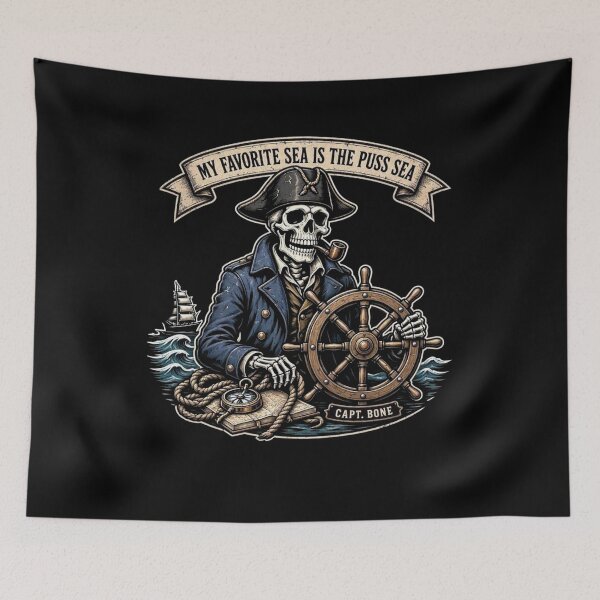 Item preview, My Favorite Sea is The Puss-Sea designed and sold by TheEndDesign.