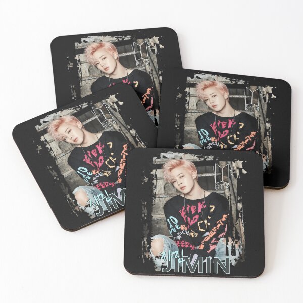 Item preview, BTS Jimin Pink Hair Grunge Frame Poster designed and sold by AurelioSchultz.