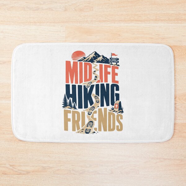 Item preview, Midlife Hiking Friends Retro Trail Club Design designed and sold by JansenGS.