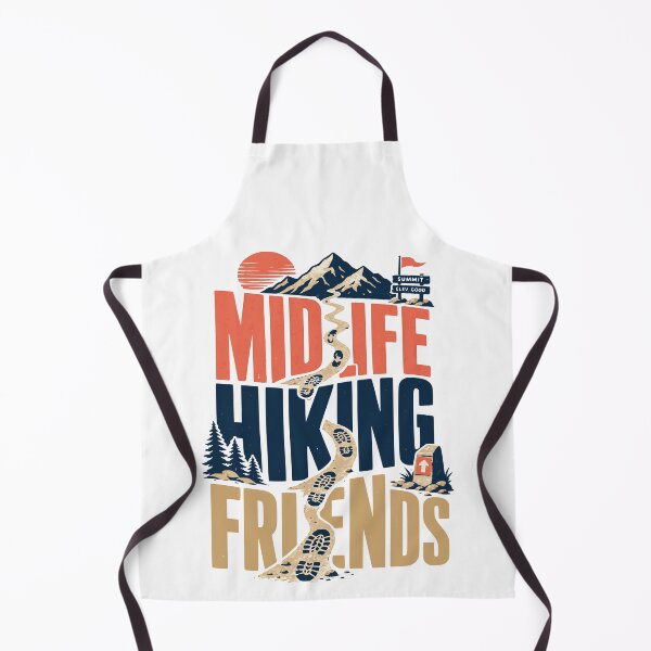 Item preview, Midlife Hiking Friends Retro Trail Club Design designed and sold by JansenGS.