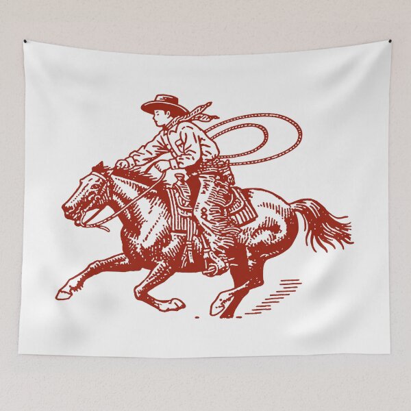 Item preview, Western Cowboy Horse Rodeo Lasso Graphic designed and sold by trajeado14.
