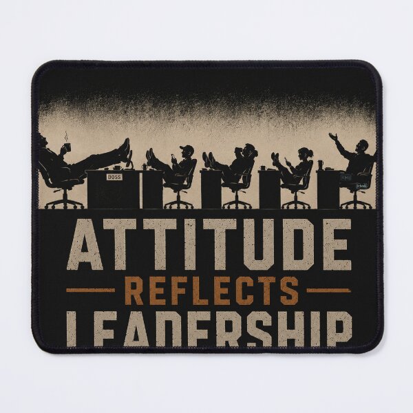 Item preview, Attitude Reflects Leadership – Funny Boss & Workplace Statement designed and sold by KissMy6 Industries.