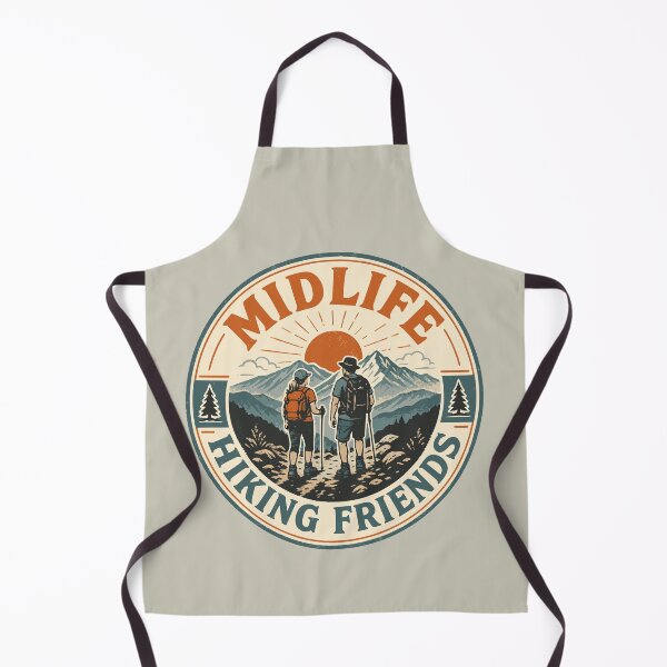 Item preview, Midlife Hiking Friends Retro Trail Club Design designed and sold by JansenGS.