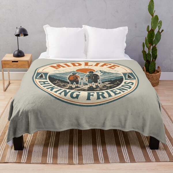 Item preview, Midlife Hiking Friends Retro Trail Club Design designed and sold by JansenGS.