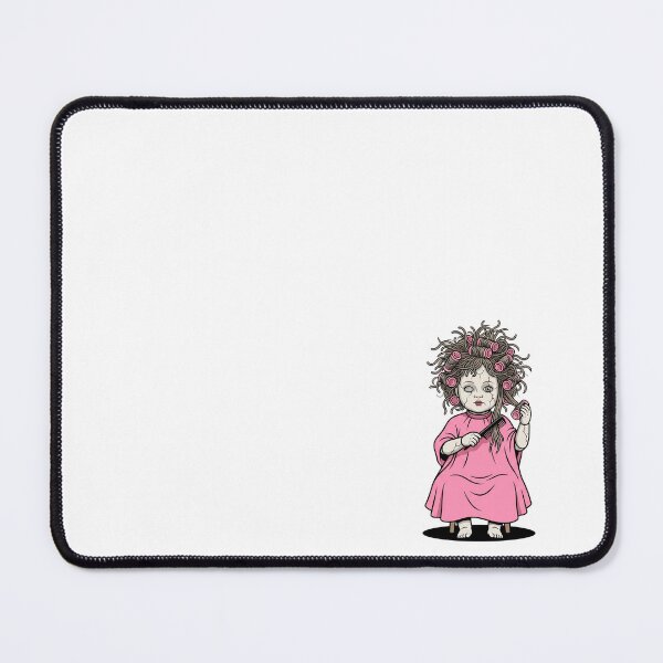 Item preview, Creepy Porcelain Doll Styling Hair With Curlers designed and sold by Rare By Hero.