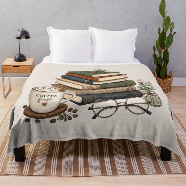 Item preview, Books Lover Coffee, Book Lover Gift, Coffee Lover, Reading Coffee, Retro Reading Lover, Books designed and sold by Quiajia.