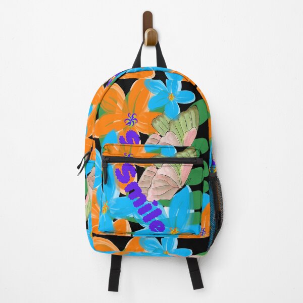 Item preview, Smile Colorful Flowers and Watercolor Butterfly Shirt designed and sold by MariaPCMaria.
