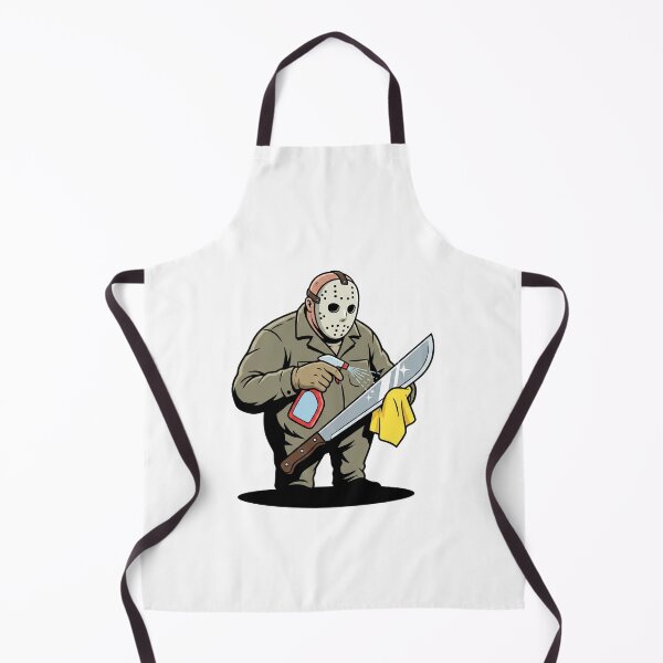 Item preview, Hokey Mask Killer Machete Cleaning Day designed and sold by Rare By Hero.