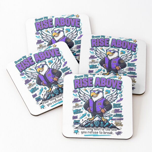Item preview, Rise Above Eagle – Inspirational Freedom & Strength T-Shirt designed and sold by Fit On.