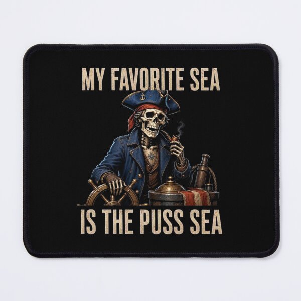 Item preview, My Favorite Sea is The Puss-Sea designed and sold by TheEndDesign.