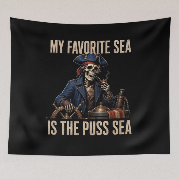 Item preview, My Favorite Sea is The Puss-Sea designed and sold by TheEndDesign.